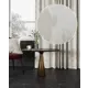 Штора на шторной ленте Цветы 170x270 см цвет экрю