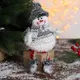 Фигура декоративная Снеговик - ножки из бусинок 4316898 Зимнее волшебство 27 см цвет серый/серебристый