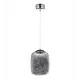 Светильник подвесной LUMINA DECO LDP 6824-220 CHR+GY Daisy 1 лампа 1.20 м² цвет дымно-серый