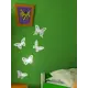 Декор настенный зеркальный "Бабочки" хром 15х20 см