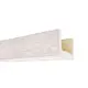 Декоративная балка Fabello decor ED 702 (2 м белая) на стену, полиуретан, цвет белый, 2000x120 мм