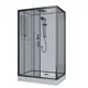 Душевая кабина Niagara NG-6912-01QLBLACK низкий поддон 120x80см