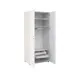 Шкаф распашной Сурская мебель 90x203x57.4 см МДФ цвет белый