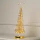Светящаяся электрическая фигура 5106541 Ёлка плетёная для дома Luazon lighting 1 лампа h 46 см жёлтый/золотой