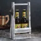 Ящик для пива 15.5x9x33 см под 2 бутылки состаренный