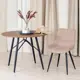 Комплект кухонных стульев 4 шт Tetchair Abruzzo 11893 84x60x42 см ткань цвет черный
