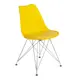 Стул Tetchair Стул tulip iron chair (mod.ec-123) 83.5x48x54.5 см пластик цвет желтый