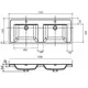 Раковина накладная Belbagno EA-1200-2-LVB 120см