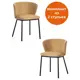 Стул Tetchair mandy (mod. 0139131) 76x55x53 см ткань цвет желтый