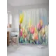 Шторка для ванной Весенние тюльпаны 180x200 см sc_38072