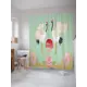 Шторка для ванной Японский журавль 180x200 см