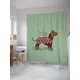 Шторка для ванной Люблю таксу 180x200 см