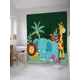 Шторка для ванной Детские джунгли 180x200 см