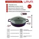 Кастрюля 2.47 л Lava lv y st 24 k3 p с крышкой чугун цвет фиолетовый
