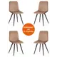 Кухонный стул Tetchair CHILLY X (mod. 7096) 88х47х53 см ткань цвет черный 15447