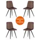 Кухонный стул Tetchair CHILLY X (mod. 7096) 88х47х53 см ткань цвет черный 17202