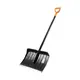 Лопата Fiskars 226963 SOLID для уборки снега 535х365 мм с черенком