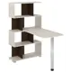 Компьютерный стол Мэрдэс СЛ-5-4СТ КВК 75x139.50x109.90 см ЛДСП цвет венге/бежево-белый