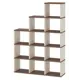 Стеллаж Мэрдэс СЛД 5 КШ 130x185x35 см нагрузка на полку 40 кг ЛДСП цвет коричневый/бежево-белый