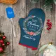 Прихватка Доляна Xmas party 28x28 см габардин цвет синий 2 шт