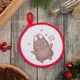 Прихватка Этель With love 17x17 см хлопок цвет бежевый 1 шт