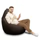Мягкое кресло-мешок Mypuff bbb_500 XXXXL Комфорт, большой велюр, темный шоколад