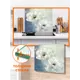 Защитный экран Borntoprint Цветы акварель 60x55x0.4 см закаленное стекло цвет прозрачный