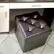Пуф Мебельная фабрика 1+1 40x40 см цвет коричневый 1159