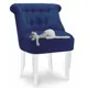 Кресло Лион Амели 68x84x67 см велюр цвет синий