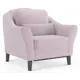 Кресло Лион Монреаль 121x100x102 см велюр цвет розовый