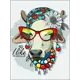 Картина без обрамления Woozzee "Стиляга" 40x30 см