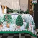 Скатерть на стол Этель Новый год прямоугольная 148x180 см цвет зеленый