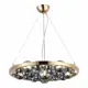 Люстра подвесная светодиодная ST LUCE SL1510.203.06 12 м² нейтральный белый свет цвет золото