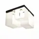 Люстра подвесная светодиодная ST LUCE SL536.502.04 8 м² нейтральный белый свет цвет черный