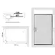 Душевой уголок Creto 129-DEO-150-120-200-CLN-6BR прямоугольник 150x120см бронза профиль эффект стекла прозрачный