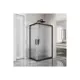 Душевой уголок Creto 129-DEO-150-80-200-MAT-6BLM прямоугольник 150x80см черный профиль эффект стекла матовый