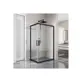 Душевой уголок Creto 129-DEO-170-100-200-CLN-6BLM прямоугольник 170x100см черный профиль эффект стекла прозрачный