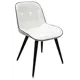 Стул Aurora Прованс 82x40x49 см экокожа цвет черный/белый