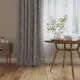 Штора на ленте блэкаут Inula 150x260 см растения цвет серо-голубой