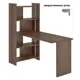 Компьютерный стол Мэрдэс СТЛ-ОВ+С120РПрям без тумбы Ш-Ч 70x152x152.20 см ЛДСП цвет коричневый