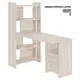 Компьютерный стол Мэрдэс СТЛ-ОВ+С120РПрям К 70x152x152.20 см ЛДСП цвет бежево-белый