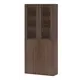 Стеллаж с секциями Мэрдэс СУ(ш2в2)+2ФС+2ФГ Ш шамони-Ч 96x216x34 см нагрузка до 40 кг ЛДСП цвет коричневый