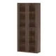 Стеллаж с секциями Мэрдэс СУ(ш2в2)+4ФС Ш шамони-Ч 96x216x34 см нагрузка до 40 кг ЛДСП цвет коричневый