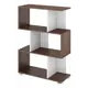 Стеллаж Мэрдэс СЛ-5-3 ШБЕ-Ч 75x106x28 см нагрузка до 40 кг ЛДСП цвет коричневый,белый жемчуг