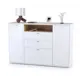 Комод Моби 2 ящика 149x43x99 см ЛДСП цвет белый