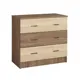 Комод Тэкс 3 ящика 81x43.5x75 см пластик цвет коричневый 4593650