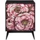 Комод Bogacho 3 ящика 84x48x108 см МДФ цвет черный 11660