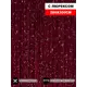 Штора на кулиске Нитяная Штора Кисея 300x280см цвет бордовый