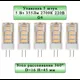Набор ламп General Lighting systems GLDEN-G4-5-P-220-2700 652000_5 G4 220 В 5 Вт капсула прозрачная 355 Лм теплый белый свет 5 шт