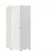 Шкаф Сурская мебель 89x203x89 см МДФ цвет белый